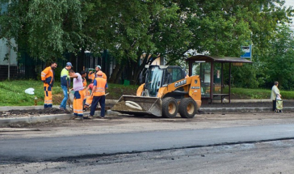 Ремонт дороги на Московском шоссе в Рязани закончат к 1 сентября