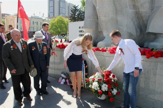 Сотрудники Рязаньэнерго почтили память о подвигах героев  Великой Отечественной войны